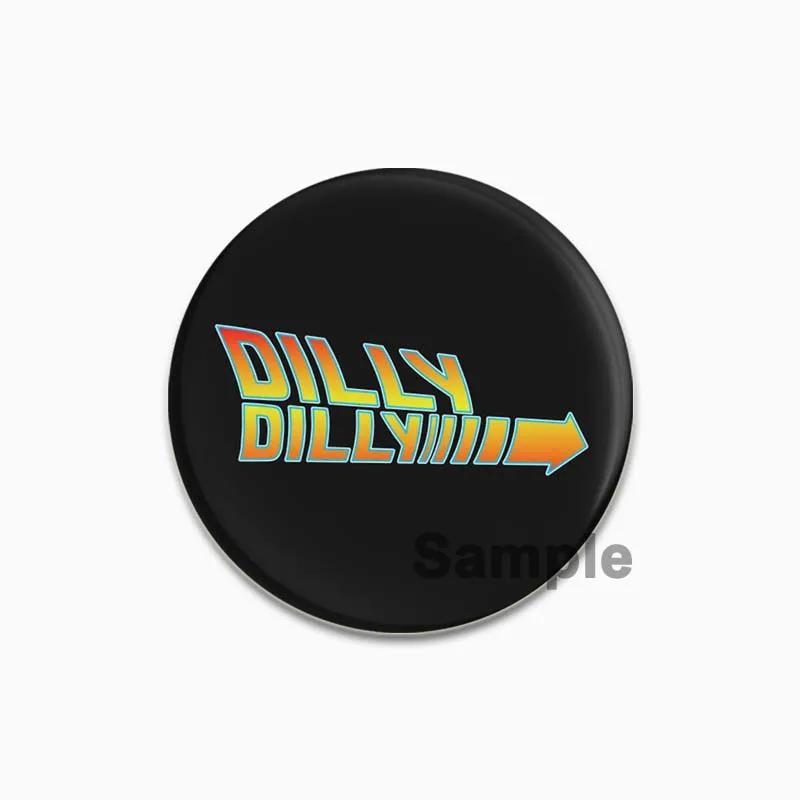 32/44/58mm Funny Cartoon Round Tinplate Pin Brooches Clothes Bag Decor Snap-in Badge Fashion Jewelry Gift