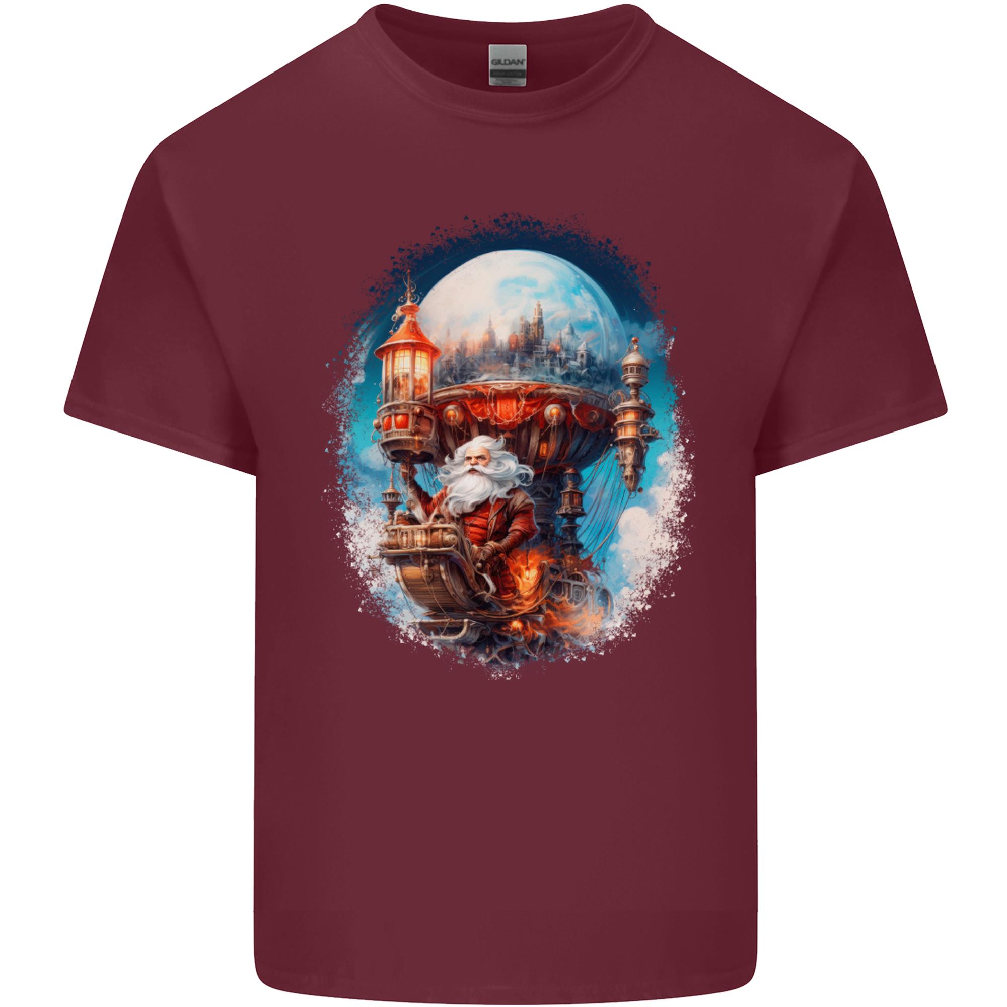 Santa Claus Lapland Sleigh Unisexs Light Cotton TShirt S