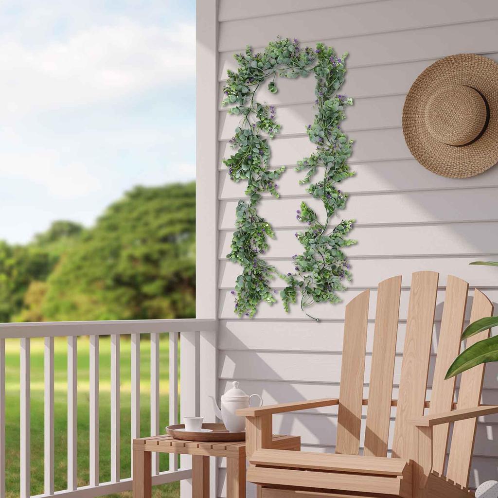 Green Vines Decorations Adjustable Garland Decor 5.9inch Holiday Indoor Mantle Decor For Family Home Indoor Outdoor Farmhouse