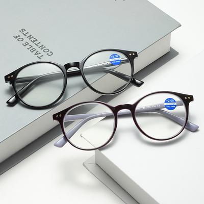 Blaulichtfilter Lesebrille für mittleres und älteres Alter Retro Lesebrille für Herren und Damen High-Definition Lesebrille