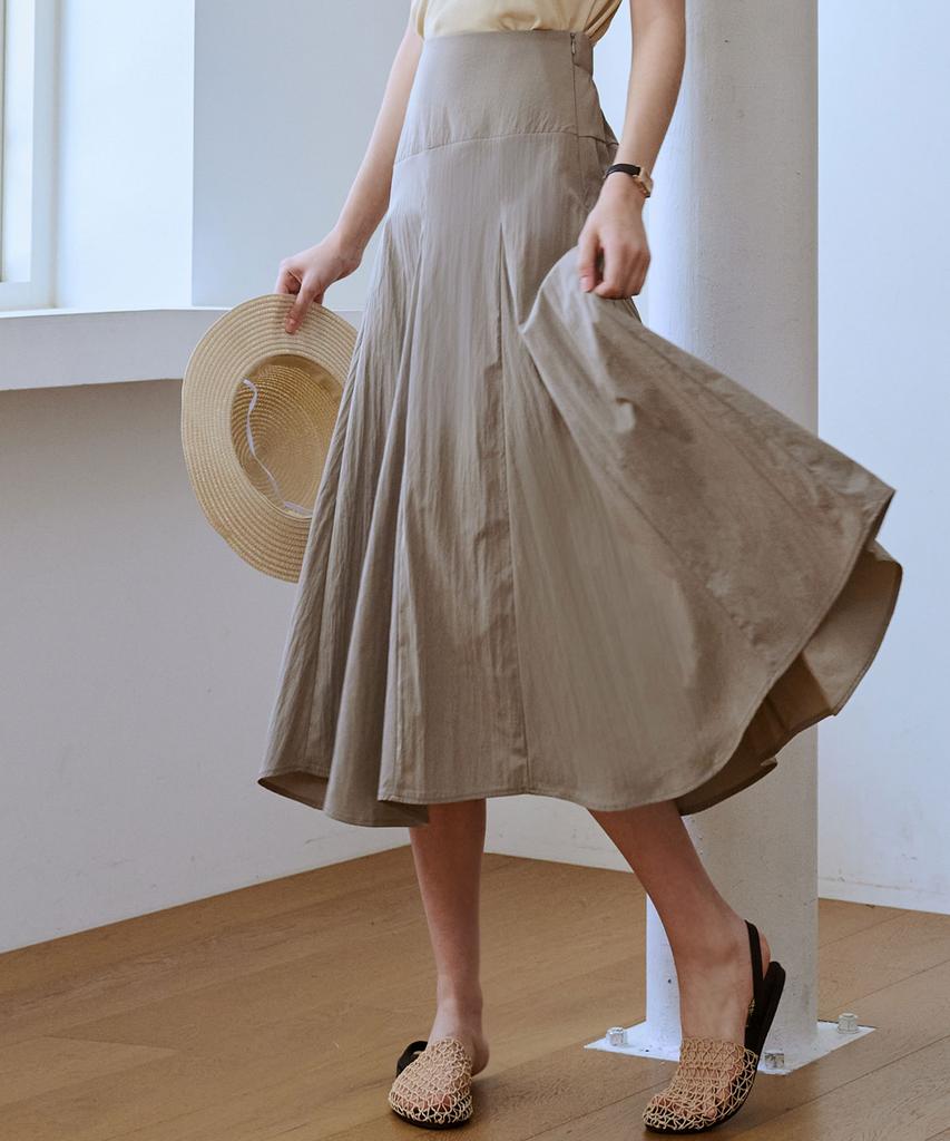Lucida Veil Pleated Skirt_2 Colors