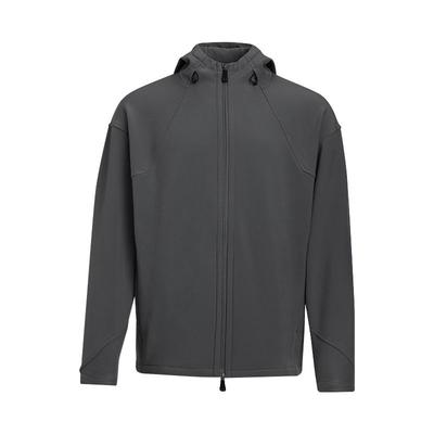 Unstoppable UA Leisure Sports Solid Color Hooded Jacket Men Jacket Rhino-Gray 1389304-025