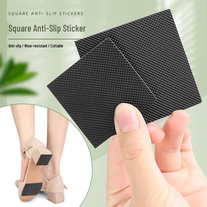 Black Non-slip Wear-resistant Stickers for Women's High Heel Soles