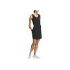 Adidas Sportswear Lifestyle Series Slim Fit Comfortable Breathable Soft Sleeveless Dress Women Dresses Black JY7651