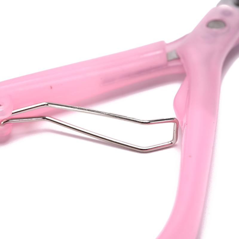 1Pc Manicure Stainless Steel Scissors Nail Cuticle Clippers Plastic Handle