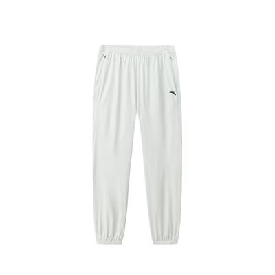 Mens Woven Sports Long Pants Summer Training Casual Pants Men Bottoms Ice-Blue Gray 952627523-1