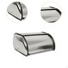 Bread Storage Bin Stainless Steel Box Organizer with Lid Kitchen Counter Easy to
