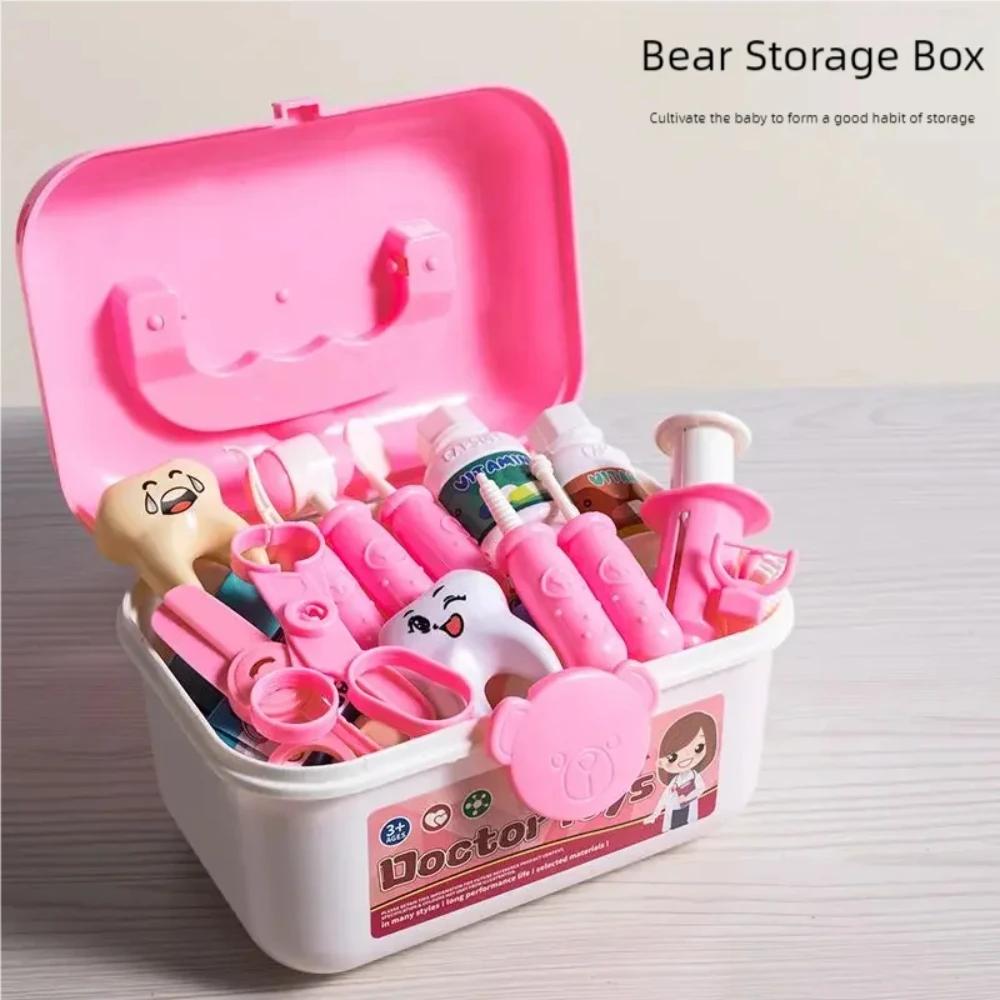 Arzt Krankenschwester Rollenspiel Set Medizinische Werkzeuge Mit Stethoskop Spritzen In Einer Spielzeug-Trolley-Box Ideales Geschenk für Kinder Jungen Mädchen