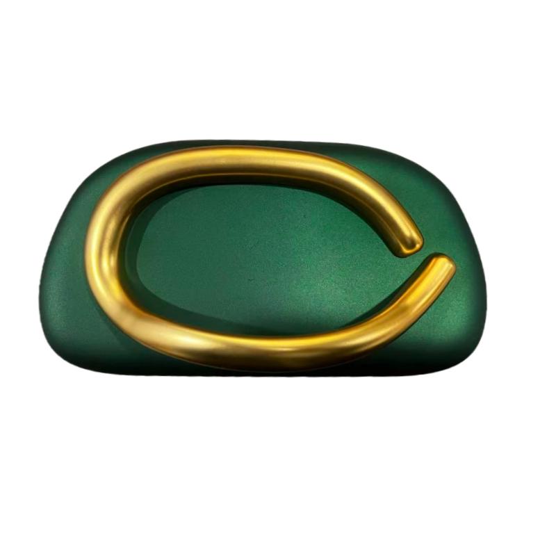 Gold Metal Closure Box Clutch Bag for Women Evening Wedding Party Cute Purse crossbody Bag purple green Metal handle Handbag