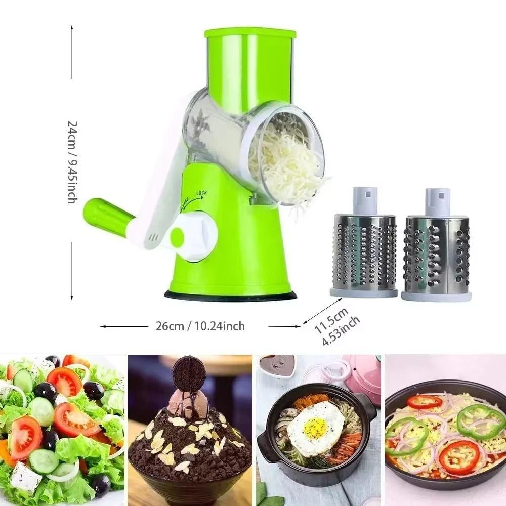 Multifunctional Vegetable Slicer Rotary Manual Rotary Vegetable Slicer Cheese Grater Household