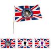 High Quality Queen Anniversary Flag For 70 Years Jubilee Party