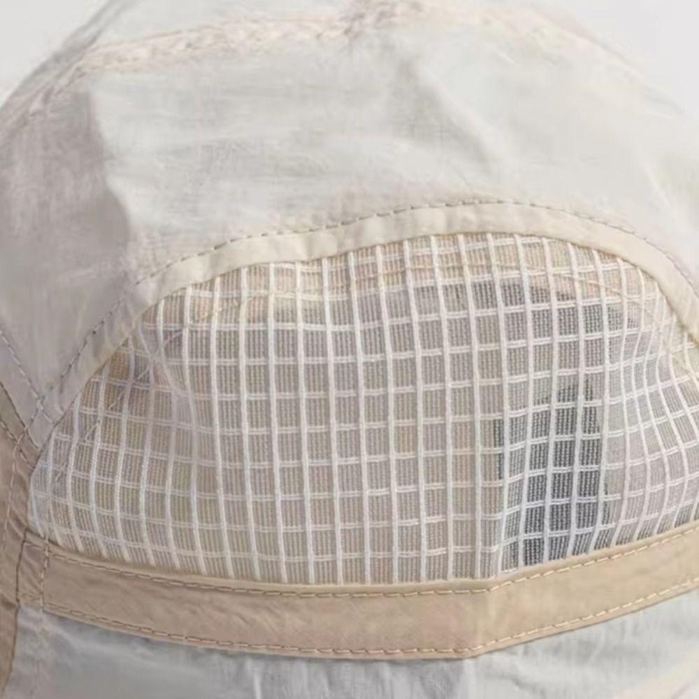 Sun Protection Quick-drying Baseball Cap Retro 5-panel Mesh Running Caps  Men and Women