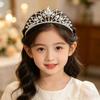 Rhinestone Queen Princess Crowns Birthday Crown Bride's Crown  Hair Accessories