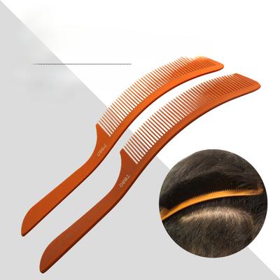 1PC Hairstylist Men's S-Shaped Hair Cut Push Cut Arc Comb Round Hair Flat Bend Comb Hair Salon Flat Hair Retouching Comb