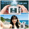 CLCRHBK Digital Camera 5K Smartphone OTG SONY IMX 32GB Card 75MP, Transfer, Compatible, Sensor, Included, Beginner-Friendly (White)