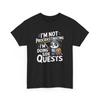 I'm Not Procrastinating I'm Doing Side Quests T-Shirt | Funny Humor Tee