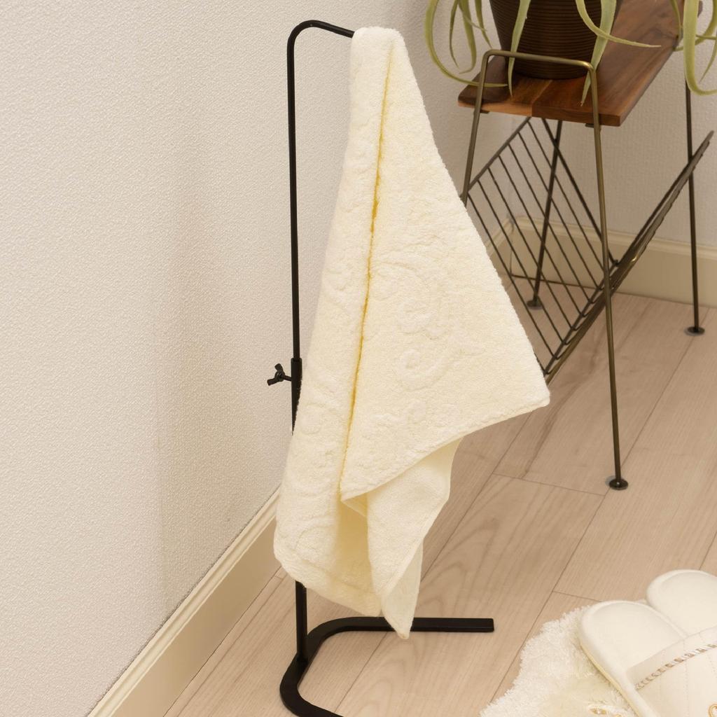 Senko NYNAS Romance Shell 34 x 60232 Towel, approx. 80cm, Ivory,