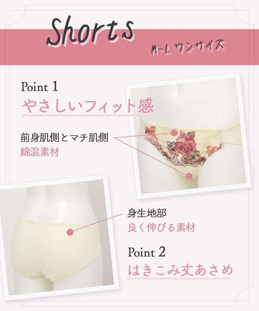 Bra Panty Comfortable Asam CB3712 Wing/Wacoal & Set, Fit, Length, Women's, BU, B65,