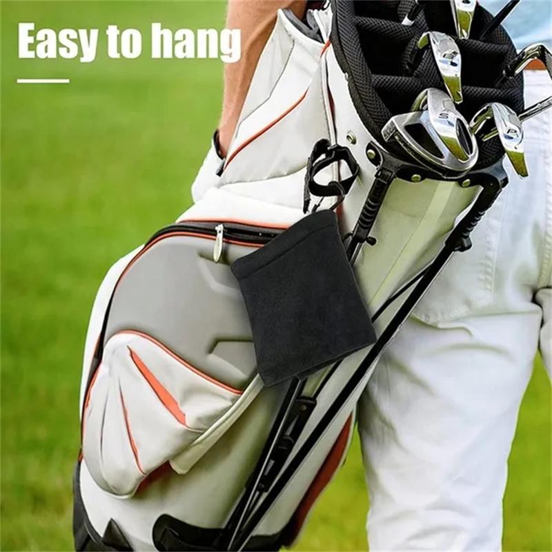 1/2 buc. Prosop de golf din microfibră uscat și umed cu cataramă, instrument de curățare a mingii de golf, accesorii pentru sport de golf