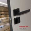 Invisible Door Lock Bedroom Single Side Secret Lock Chamber Door With Key Hidden Door Handle Background Wall Hidden Door Lock
