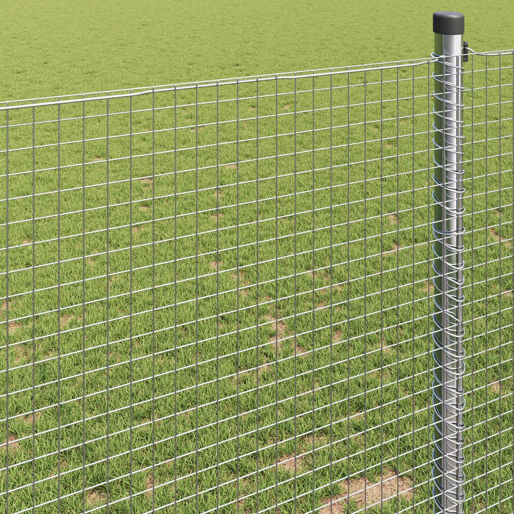 Welded Wire Fence Silver