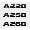 Stop ABS Naklejka z Emblematem na Klapę Bagażnika Samochodu dla Mercedes Benz Klasa A A45 A63 A140 A160 A180 A200 A220 A250 A260 Emblemat Tylnego Bagażnika