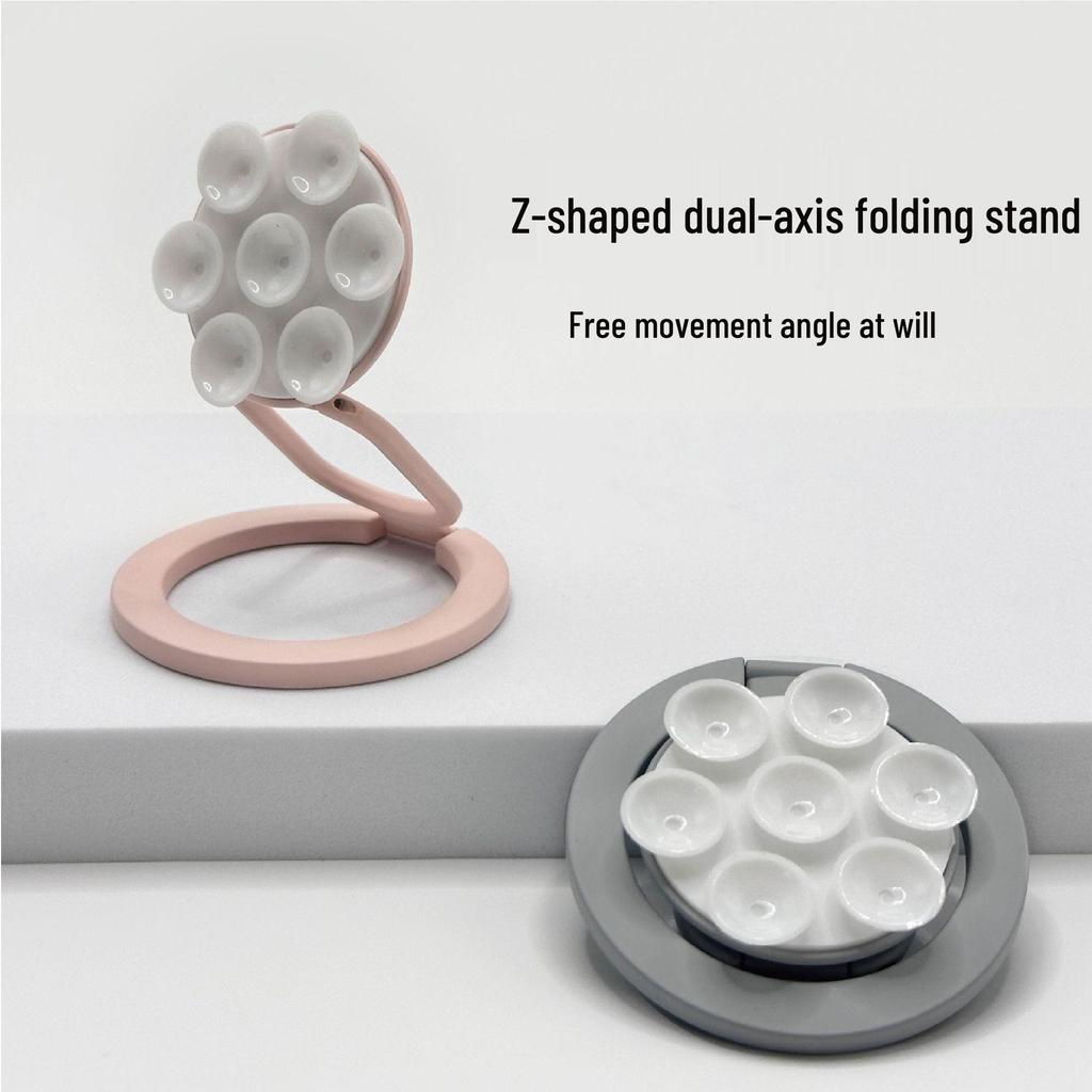 Cross-Border Magnetic Suction Phone Holder Case with Silicone Grip