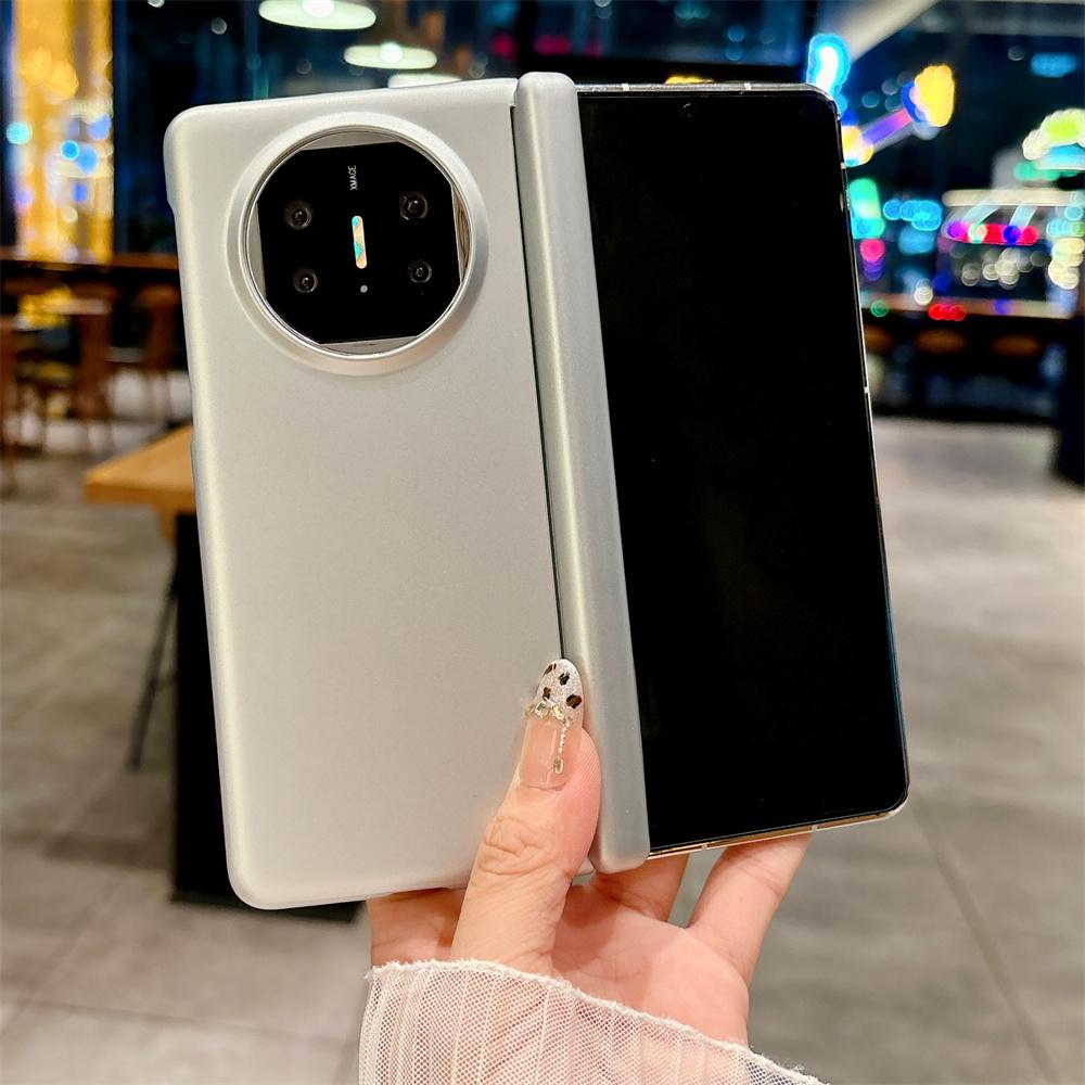 Solid Color Phone Case For Honor Magic V5 V3 VS3 Axis Hinge Protective PC Hard Shell (Only Back Cover)