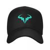 Rafa 21 . Rafael Nadal 21 . Rafa logo Baseball Cap black New In The Hat Hood Women Hats Unisex's