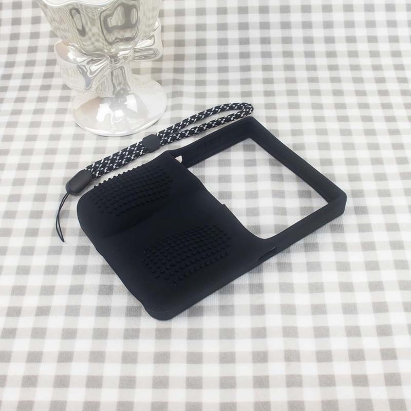 Handheld Game Device Silicone Case, Full-Cover Shell with Control Openings, Rear Grip Texture, Wrist Chain for R36MAX2