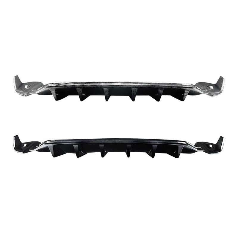 For Porsche Taycan Electric 4-Door Coupe 2019, 2021, 2022, 2023, 2024, 2025 Automotive Rear Bumper Diffuser Rear Spoiler Kit