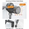 Gray Waterfall Bathtub Faucet With Hand Shower Brass Chrome Wall Mounted Bathroom Shower Mixer Tap Full Shower System Set