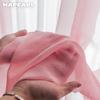 1PC NAPEARL Simple Elegant Tulle Sheer Curtain Solid Color Window Screening for Living Room Bedroom Home Decor