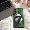 Fubao Panda Handyhülle für Samsung S25,24,23,22,30,21,10,9,Ultra,Plus,Lite,FE,4,5 G Weiche Schwarze Hülle