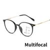 Fashion Trend Multifocal Reading Glasses Vintage Women Men Near Far Sight Eyeglasses Optical Bifocal Hyperopia Glasses 0 To +4.0
