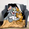 Tom Jerry Flannel Blanket Throw Blanket Soft Warm Sofa Bed Camping Car Home Decor Unique Christmas Gift C9301503