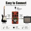 GOKKO OVERDRIVE A Overdrive Pedal with a Noise Ideal for Guitarists Seeking a Wide Range of Overdrive GK-62 - Multi-tone Built-in Gate. Tones.
