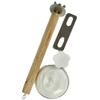 Wood Suction Cup Bird Stand Safe Teeth Grinder Bird Toy Bracket Bird Bath Perch Stand  Sun Birds