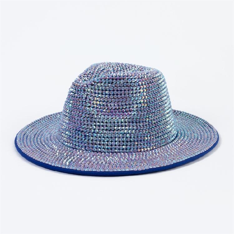 Sparkle Womens Cowboy Hat Western Cowgirl Hats Rhinestones Party Prop Disco Hats