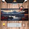 Japanese Landscape Desk Pad Pc Accessories Desk Organizers And Trays Alfombrillas Para Escritorio Tapis De Souris