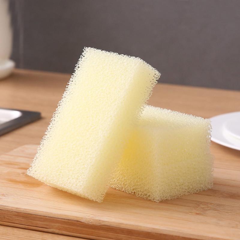 Dishwashing Sponge Thickened Scouring Pad Pot Brush Imitation Loofah Sponge Kitchen Cleaning and Decontamination Brush