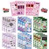8 Cartoon INS Colored Art Word Collage Set Stickers DIY Handicraft Waterproof Set Decorative Stickers