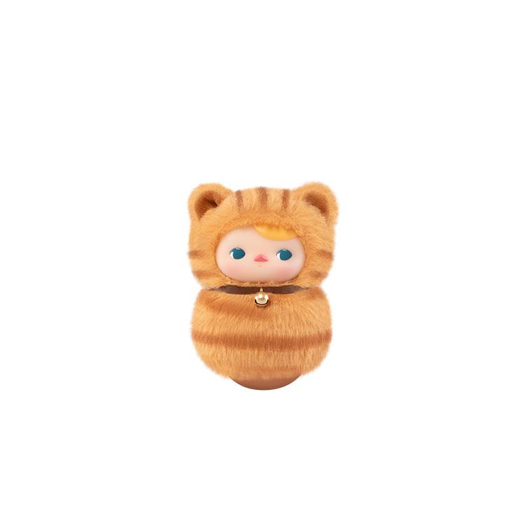 POP MART PUCKY Meowth Tumbler Collection Rubber Plush Blind Box Products, Single Blind Box