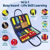 Montessori Baby Toys Baby Busy Board Buckle Training Educational Learning Toy Preschool Toys for Kids