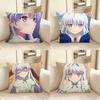 1pc Dia Viekone Anime Characters Pillow Case Fashion Square Pillowcase Bedroom Sofa Room Ins Decoration Leisure
