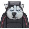 Cute Husky Dog Car Headrest Pillow- Memory Foam Car Neck Pillow Auto Seat Cushion of Headrests for Pain Pressure Relief- Cartoon Neck Support Cushion