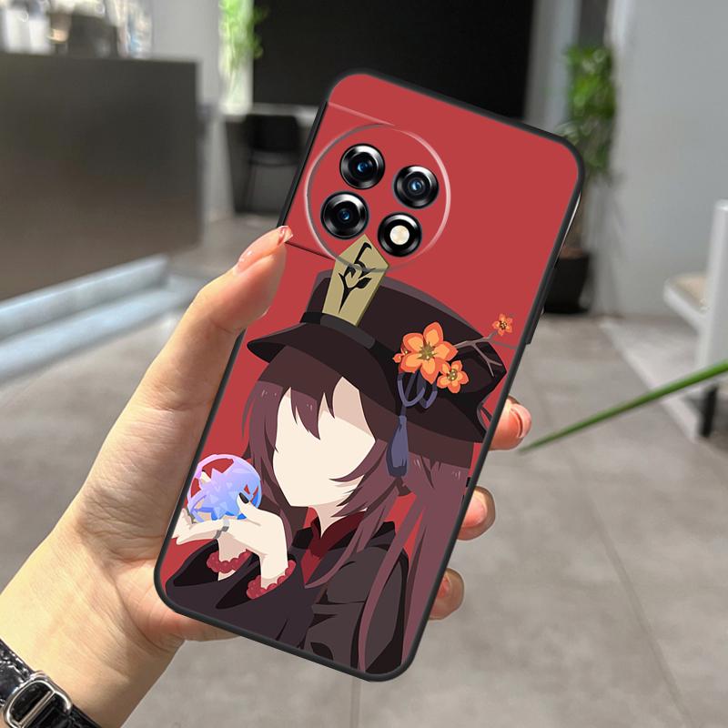 Genshin Impact Zhongli Hutao Case For OnePlus 11 8 9 10 Pro 8T 9RT 10R 10T 11R Nord CE 2 Lite 2T N10 N20 Ace Pro Cover