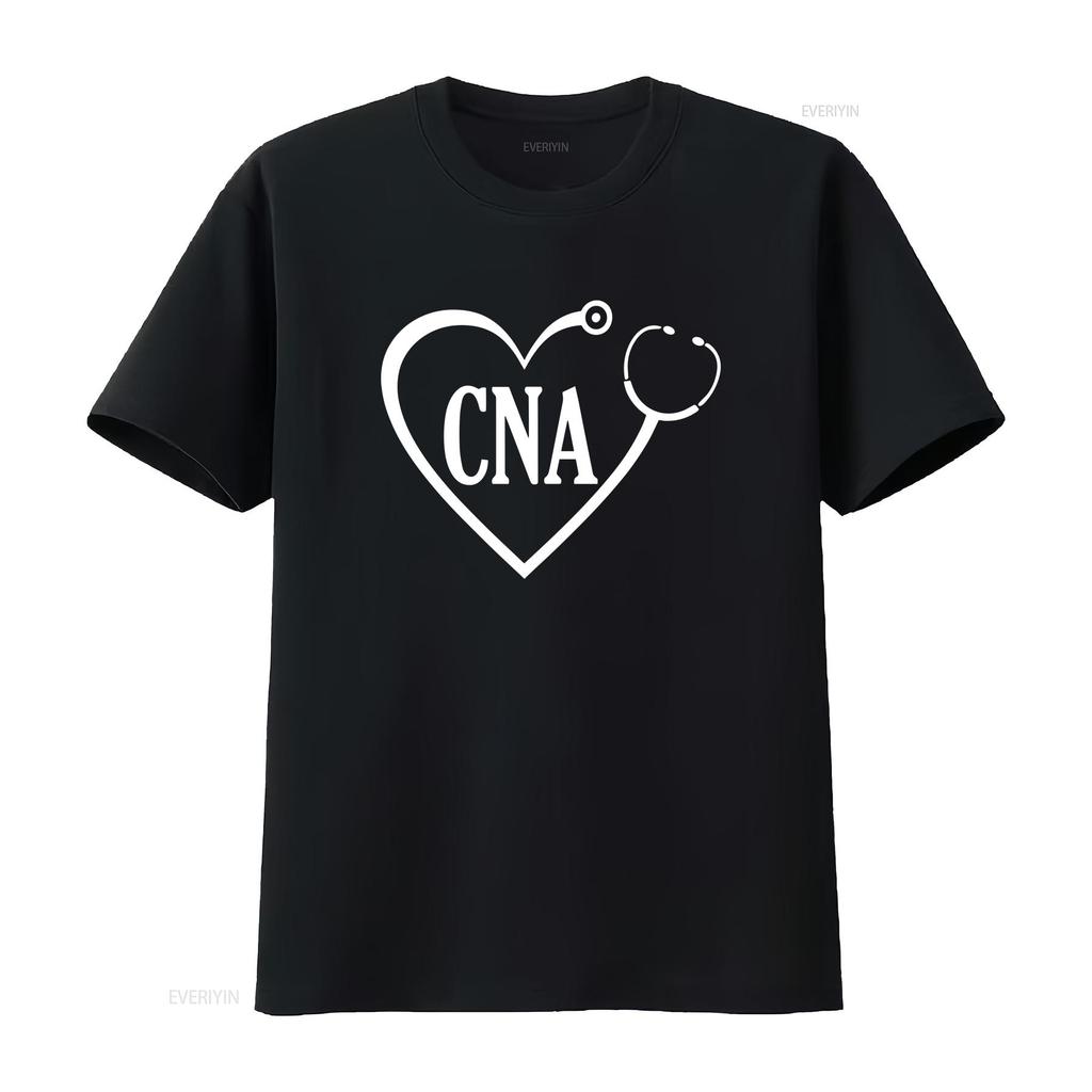 CNA T Shirt Certified Nursing Aide vintage Washed Unisex graphic Stretched homme Comfortable Breathable designer clothes
