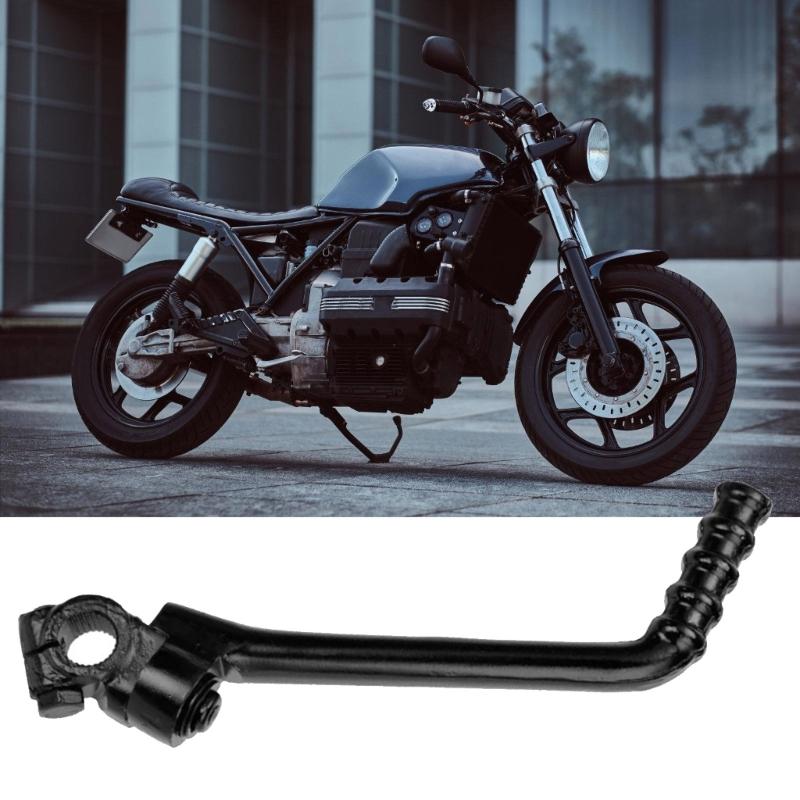 Precisions Fit 16MM Motorcycle Bike Kick Start Shafts Starter Lever Antislip Surfaces Design Ensures Stable Foot Grip