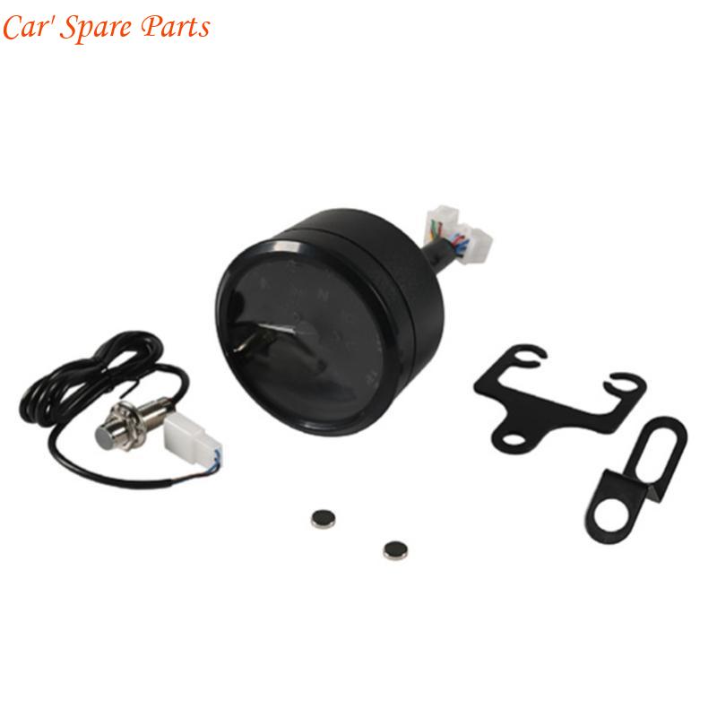 Y4UA Motorcycle Modification 12000RMP Digital Speedometer Odometer Tachometer Gauge CN